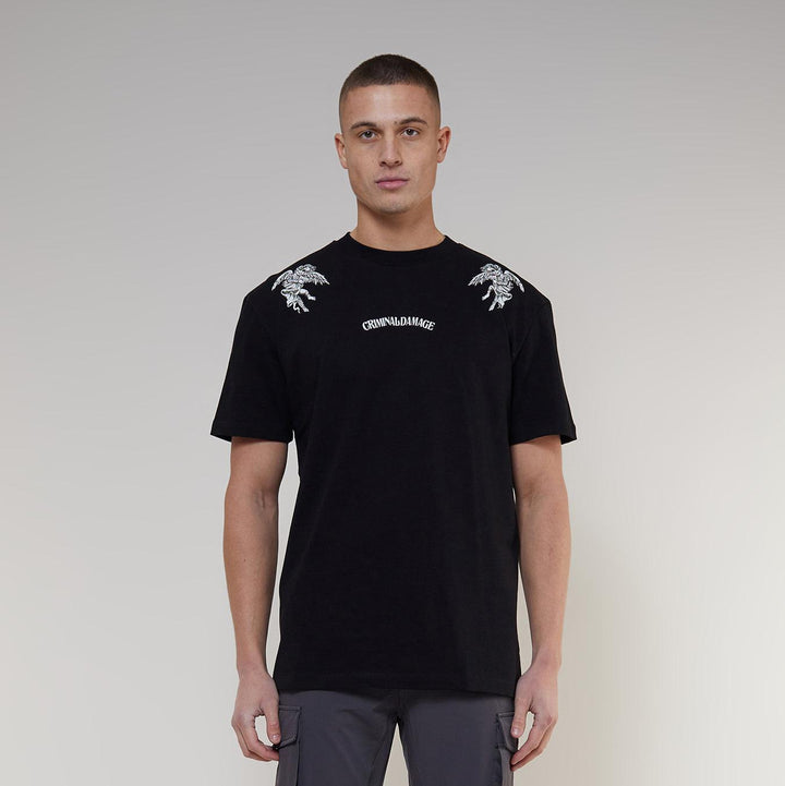 BAD ANGEL T-SHIRT - BLACK