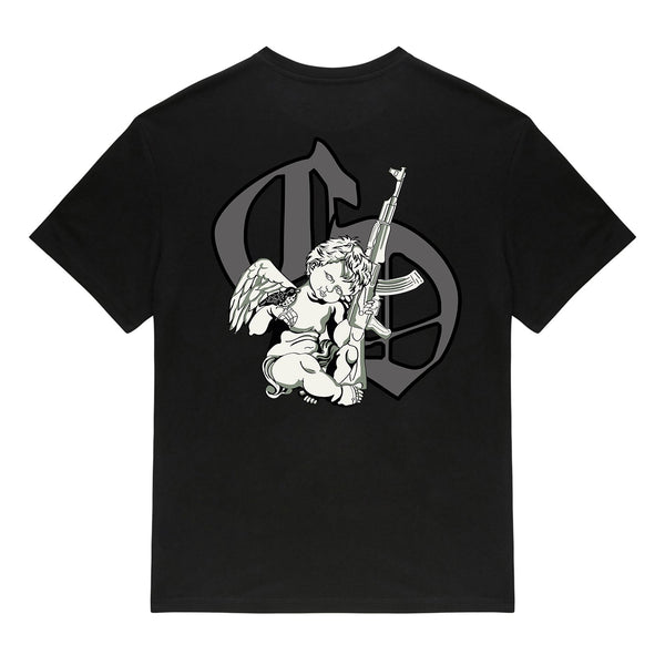 BAD ANGEL T-SHIRT - BLACK