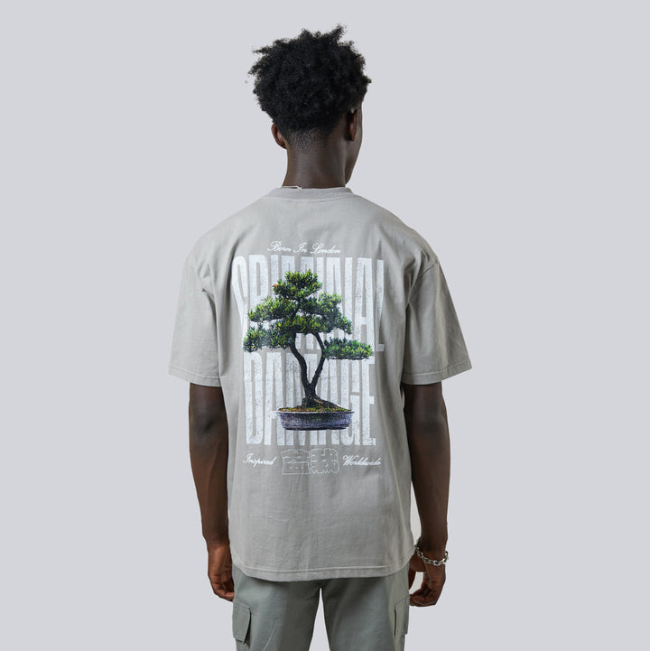 BONSAI GRAPHIC TEE - GREY