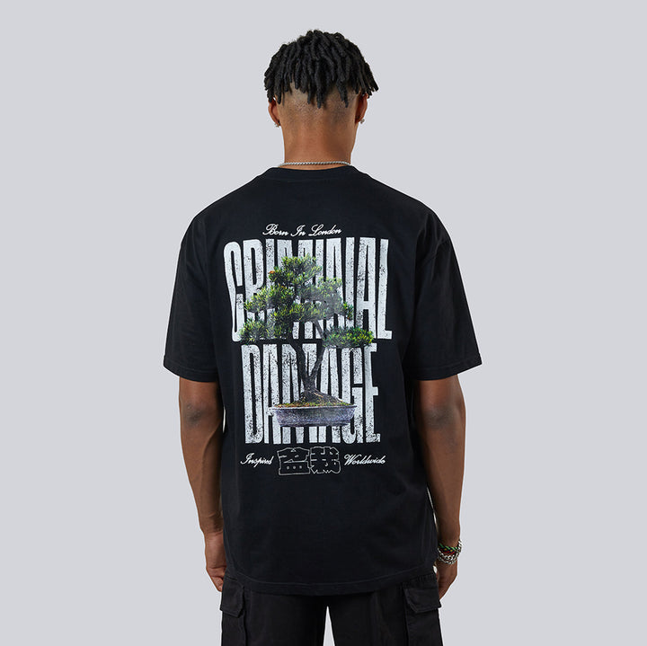 BONSAI GRAPHIC TEE - BLACK