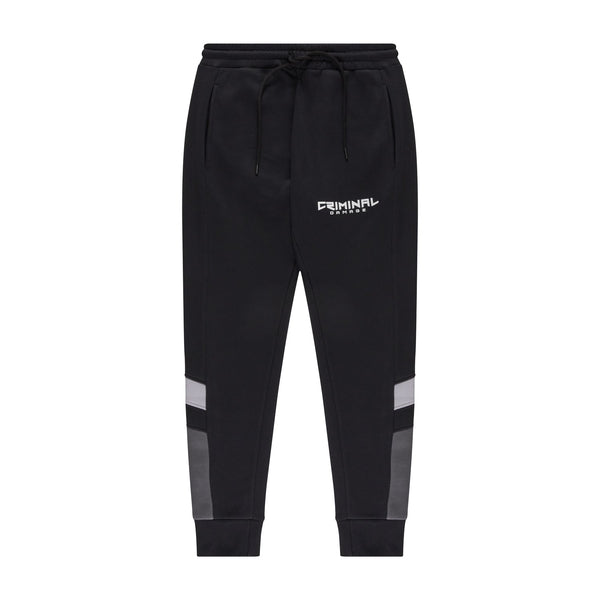 BUXTON TRACK JOGGERS - BLACK