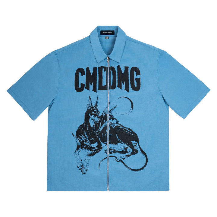 CERBERUS SHIRT - AQUA SPLASH WASH