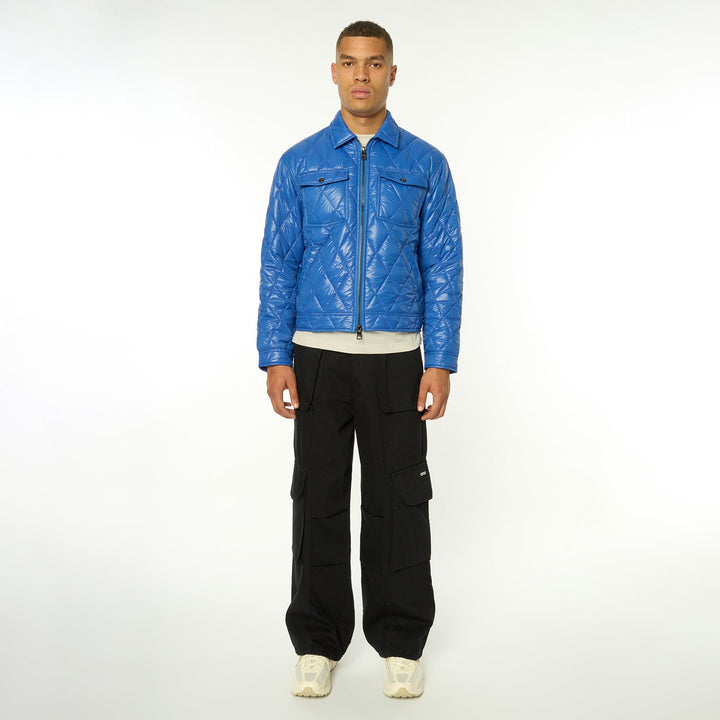 Diamond Quilted Blouson Jacket-Criminal Damage Store