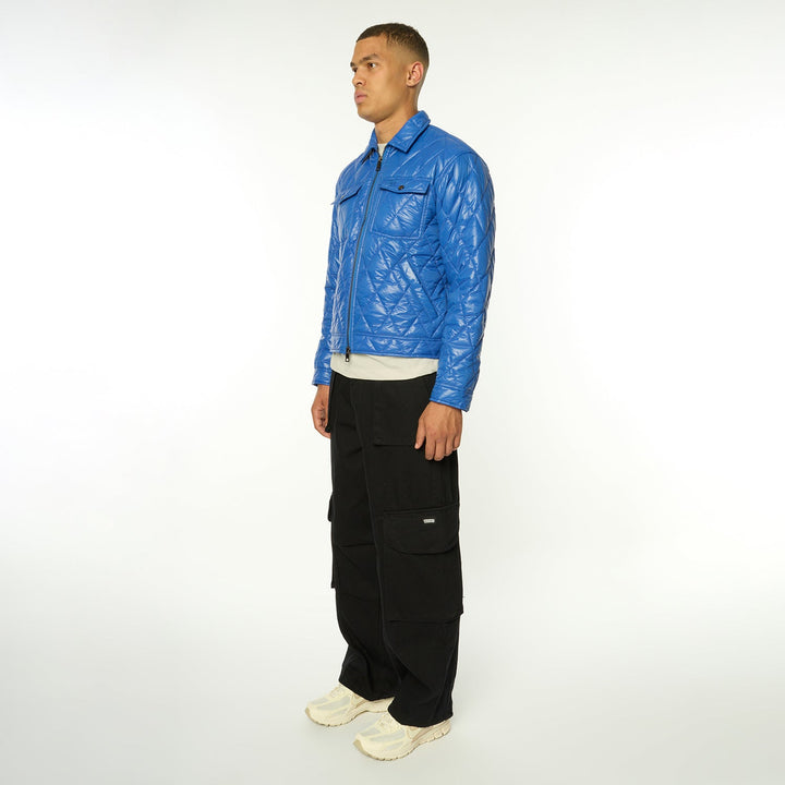 Diamond Quilted Blouson Jacket-Criminal Damage Store