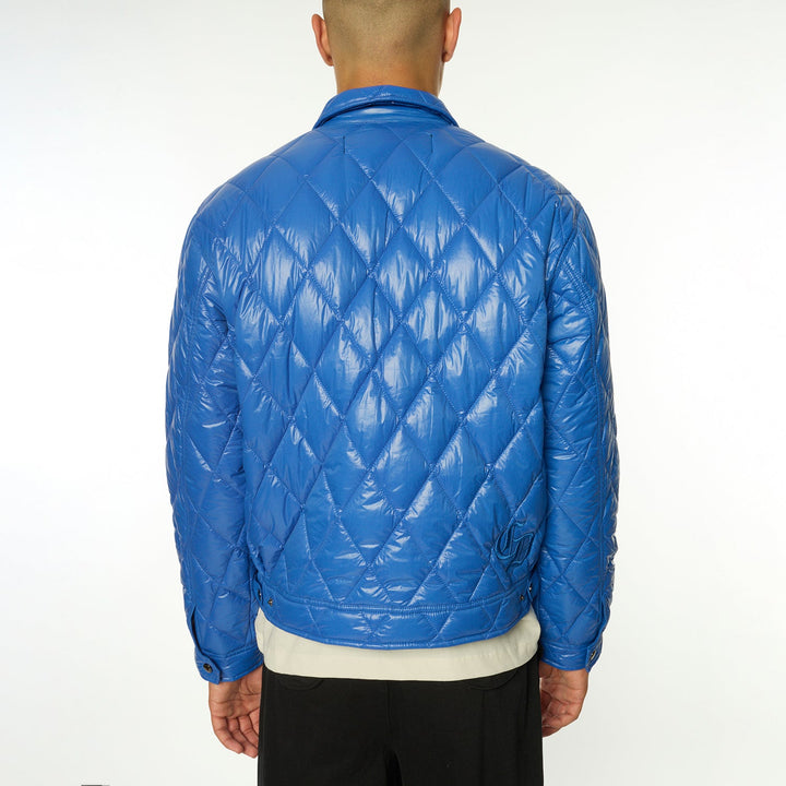 Diamond Quilted Blouson Jacket-Criminal Damage Store