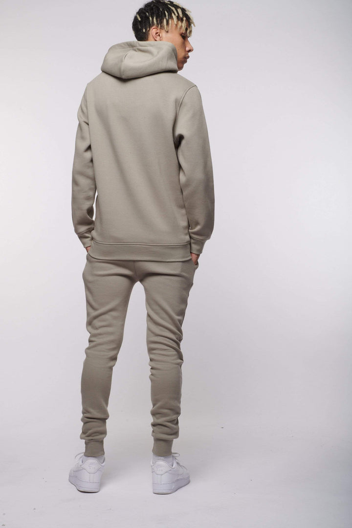 ECO ESSENTIAL PULLOVER HOODIE - STONE