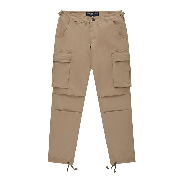 HIDDEN DRAGON CARGO PANTS - STONE