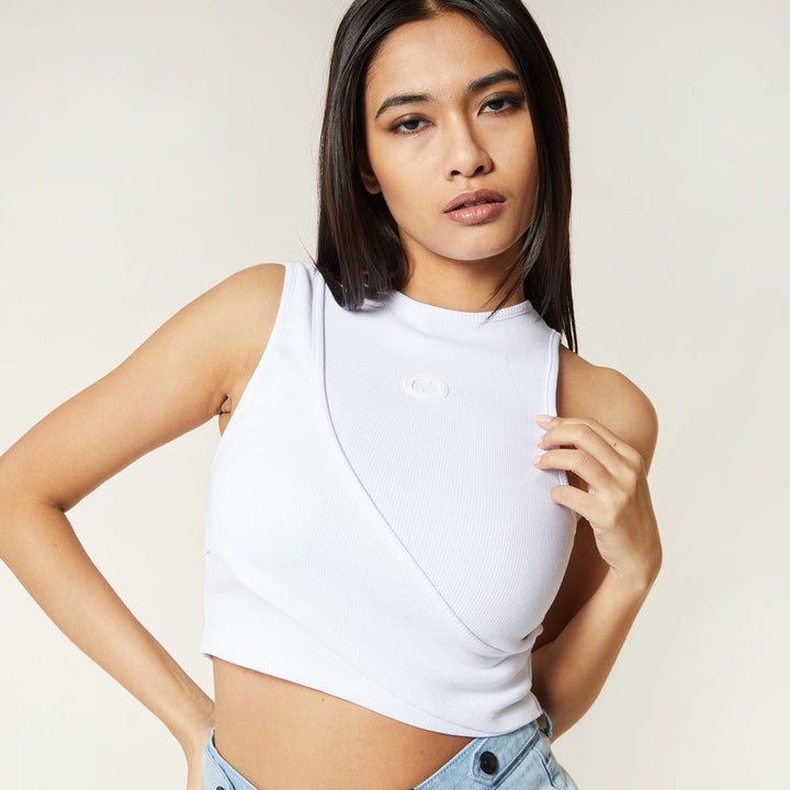 HOXTON HALTER TOP - WHITE