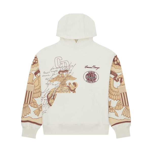 LETTER HOOD - OFF WHITE