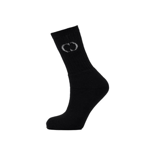 LOGO SOCKS 3 PACK - BLACK