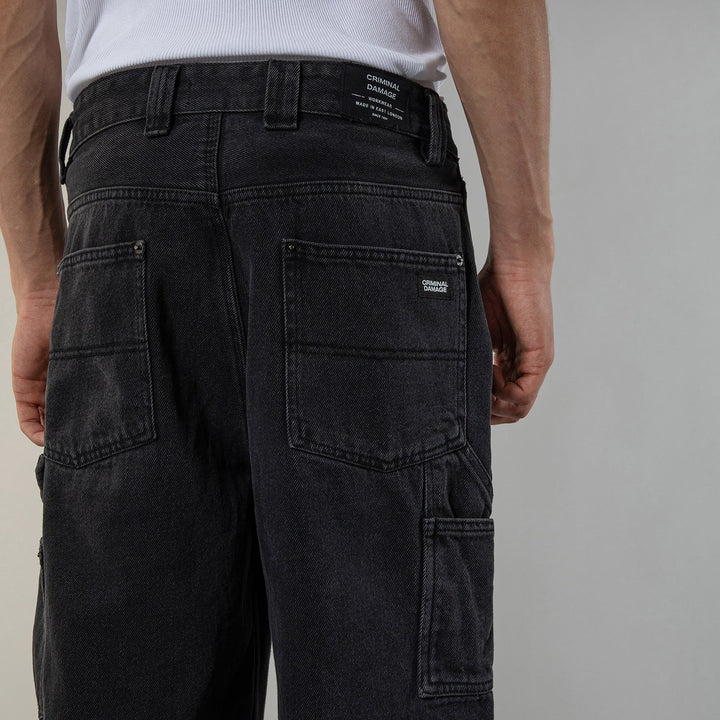 MERCER PANT - GREY ACID WASH