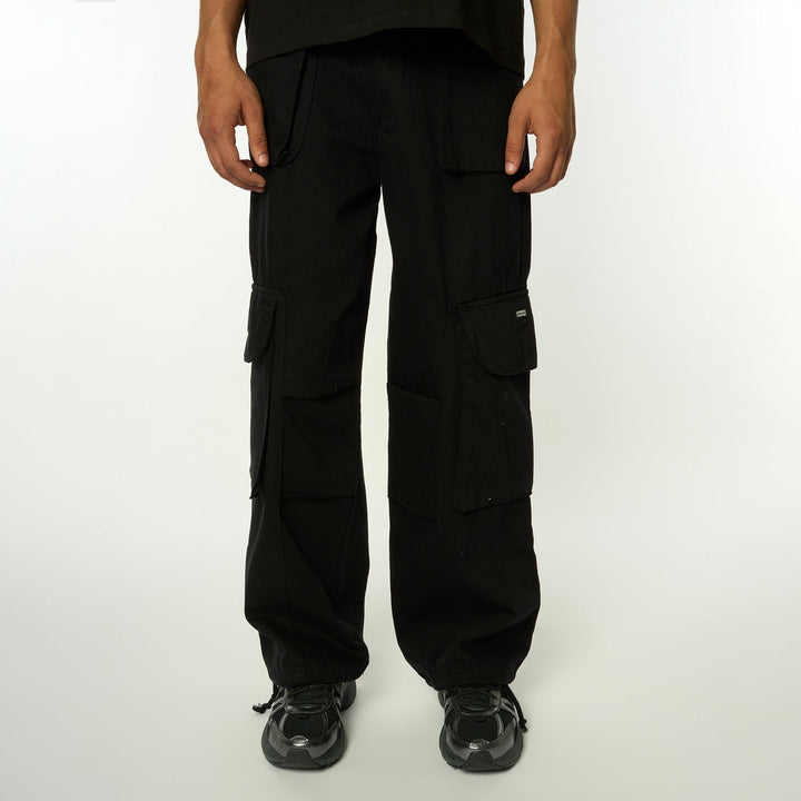 MONTREAL PANTS - BLACK-TROUSERS-Criminal Damage Store