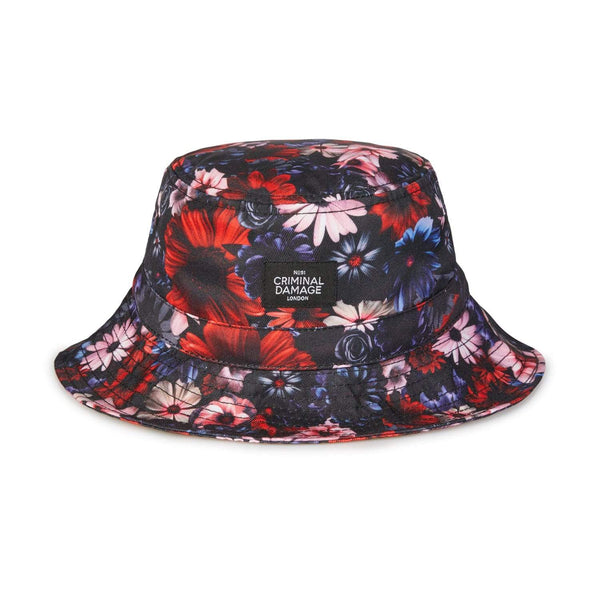 Floral FRISCO Bucket Hat - Red